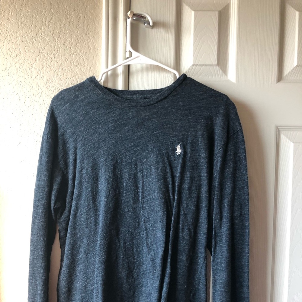 POLO grey long sleeve, size small